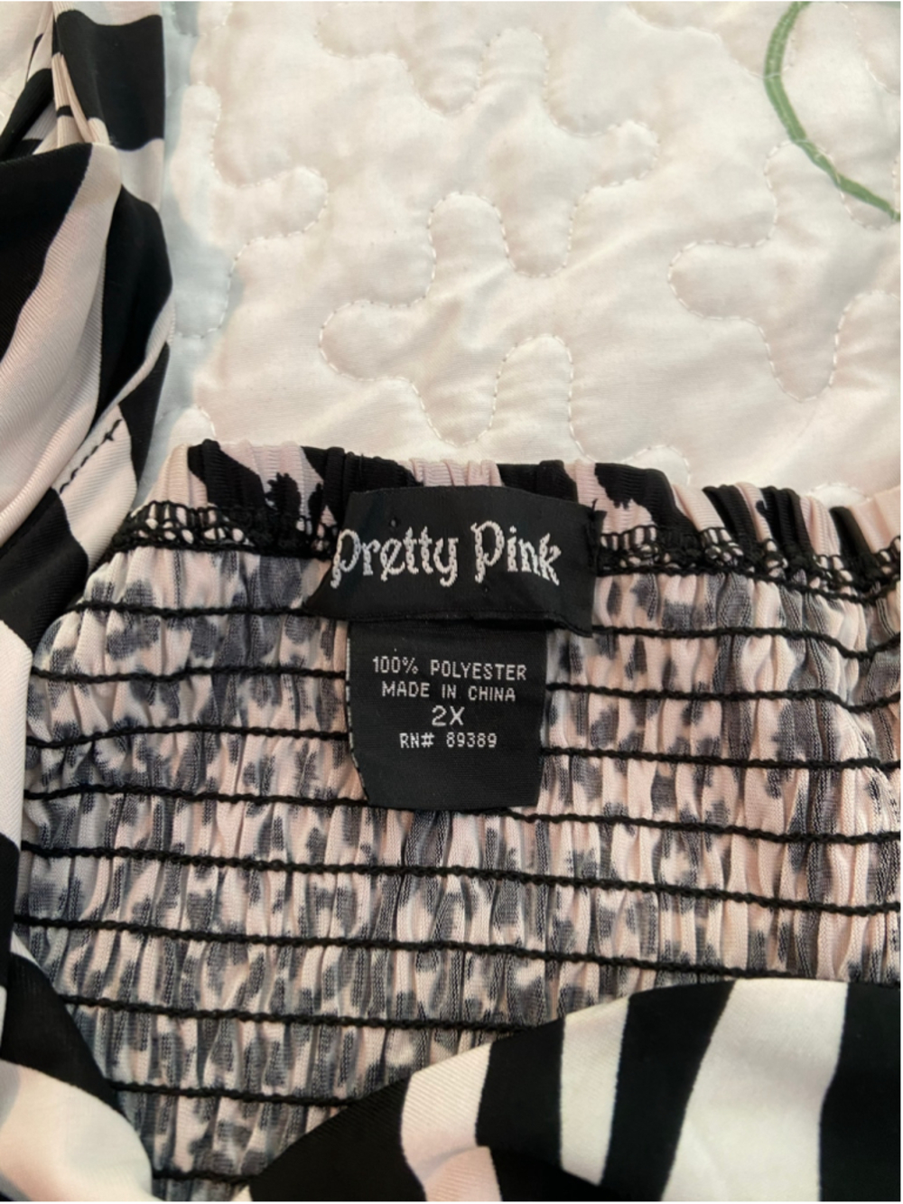 Animal print maxi dress by pretty pink, size 2X - Picture 6 of 6